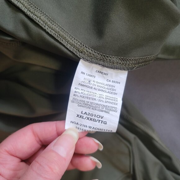 Wrangler x All Terrain Gear Cargo Pants Womens XXL Green Athletic Hiking Legging - Picture 10 of 15